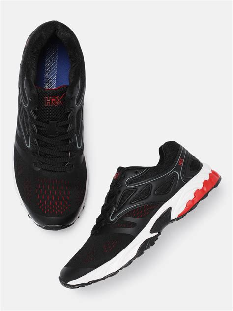 Buy HRX By Hrithik Roshan Men Black Core 1.0 Running Shoes - Sports ...