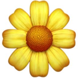 Blossom Emoji (U+1F33C)