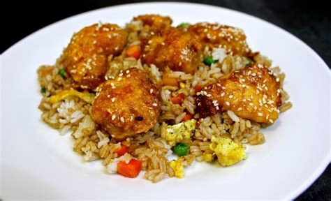 Charleston's Chew: Sweet and Sour Chicken with Egg Fried Rice