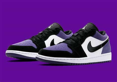 Jordan 1 Low Court Purple 553558-125 Release Info | SneakerNews.com