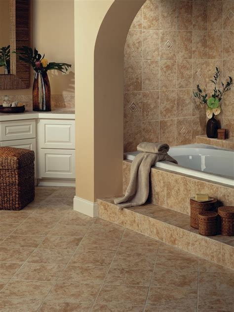 Ceramic Tile Bathroom Floors | HGTV