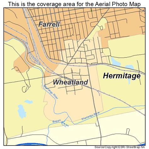 Aerial Photography Map of Wheatland, PA Pennsylvania