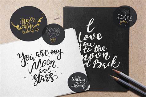 6 Hand Lettering Quotes | Custom-Designed Illustrations ~ Creative Market