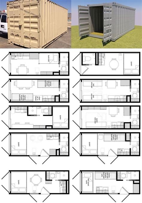 8x20 shipping container floor plans. | Shipping container house plans, Container house, Building ...