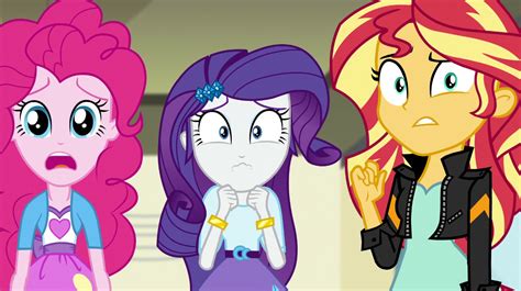 Изображение - Pinkie, Rarity, and Sunset looking worried EGS1.png | Дружба – это Чудо Вики ...