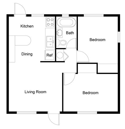 Floor Plans - Gulfstream Apartments