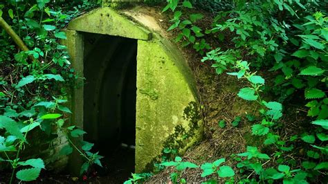 I Camped Inside A Secret WW2 Bunker! - YouTube