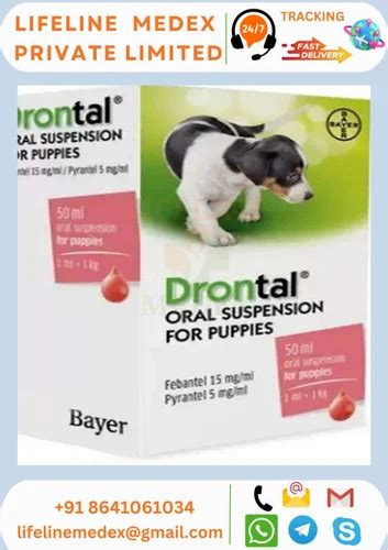 Drontal Puppy Suspension at Rs 210 | Dog,Veterinary,Petcare Medicine in Nagpur | ID: 2851099176091