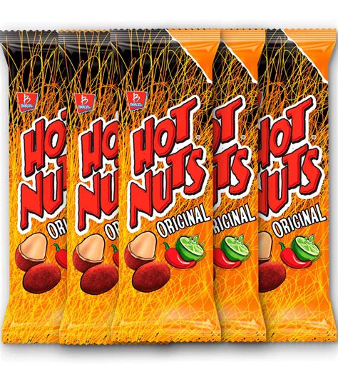 Hot Nuts Originales Barcel Mexican Snack 5 Bags 125 G - Etsy