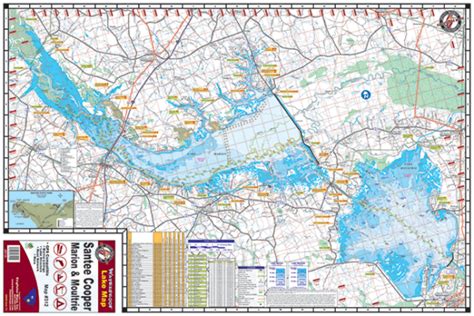 Santee Cooper Lakes Marion & Moultrie #312 – Kingfisher Maps, Inc.