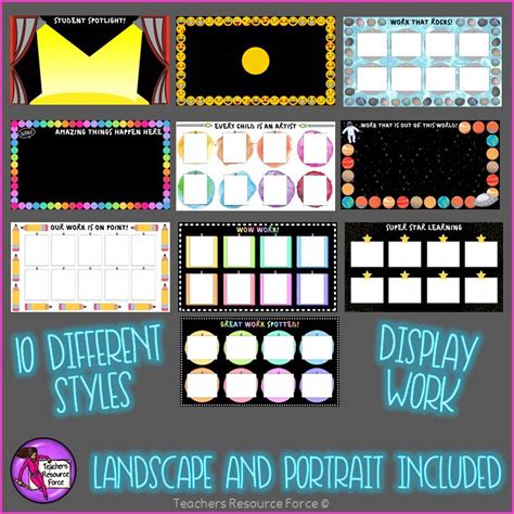 Virtual Digital Bulletin Display Boards For Classroom Decor