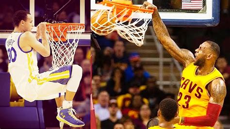 Stephen Curry vs LeBron James - Dunk Contest - YouTube