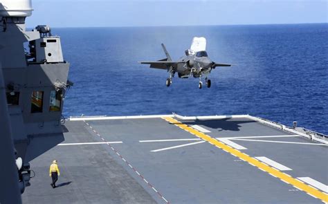 Marine Corps F-35Bs are first fighters to fly from a Japanese carrier ...