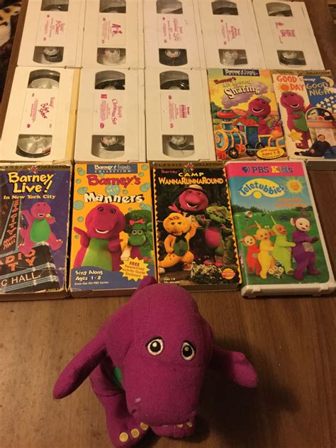 Barney VHS tapes that I bought for my niece. Vhs Tapes, Manners, Pbs, Niece, New York City ...