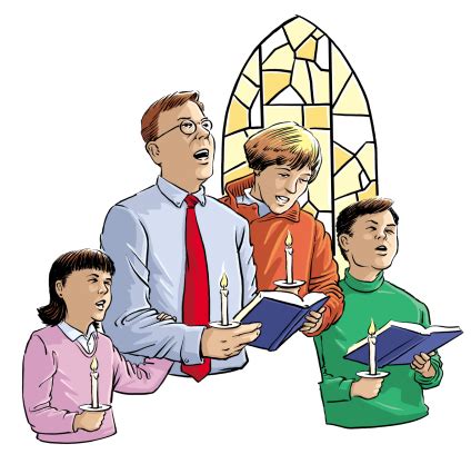 singing in church clipart - Clip Art Library