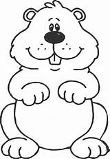 Groundhog Coloring Page At GetColoringscom  Free Printable Colorings sketch template