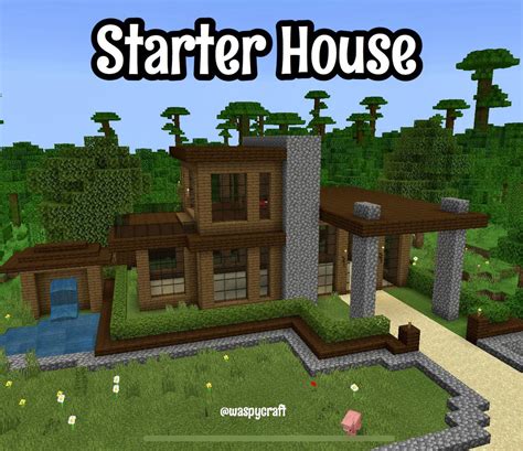 Basic modern survival house. : r/Minecraft