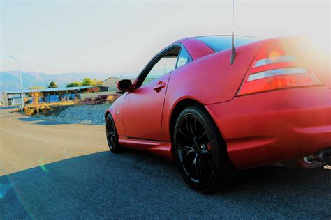 Matte Metallic Red Mercedes SLK 230 : r/carporn