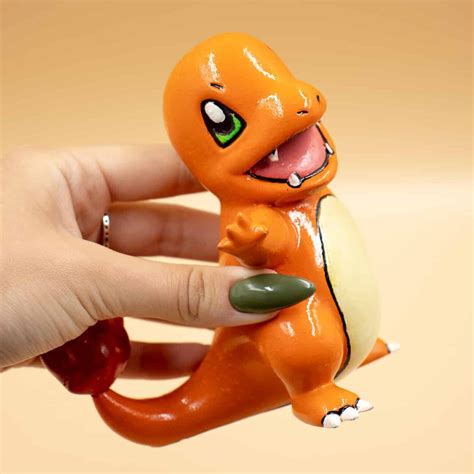 Custom 3D Printed and Painted Charmander Figurine - turathtijania.com