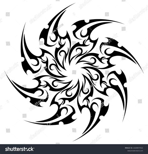 Tribal Vector Silhouette Vector Isolated Illustration Stock Vector (Royalty Free) 2220977521 ...