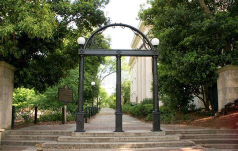 The Arch at the Entrance of North Campus at UGA Stock Image - Image of ...