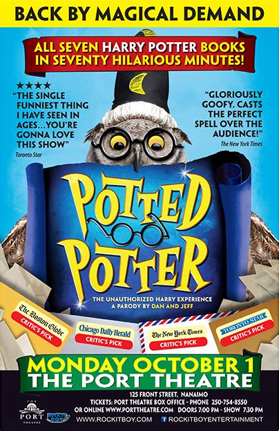 POTTED POTTER - Rock.It Boy Entertainment