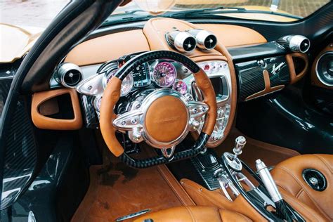 The Pagani Huayra is a beautiful car on the outside, but its interior ...