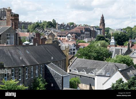 Dean Village viewed from Dean Bridge Edinburgh Stock Photo - Alamy