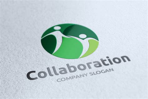 Collaboration Logo | Creative Logo Templates ~ Creative Market