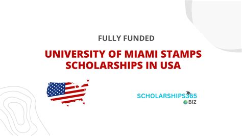 University of Miami Stamps Scholarship 2024 (Fully Funded) - Study Abroad Scholarships 2023