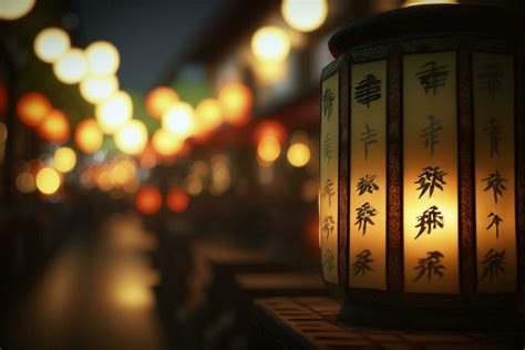 Honoring Ancestors Celebrating Japan's Obon Festival with Lanterns and Dance AI generated ...