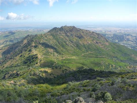 North Peak seen from Mount Diablo Summit | Natural landmarks, State ...