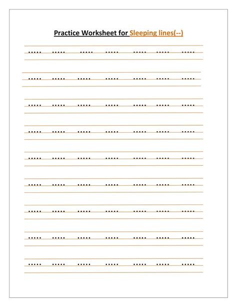 Tracing Lines Worksheets | Preschool Lines Printable Worksheets | Worksheet4All