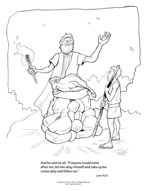 Abraham And Isaac Coloring Page Timeless | Porn Sex Picture