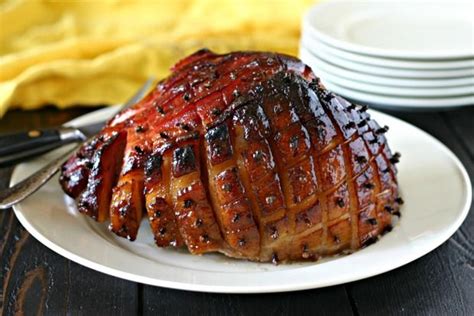 How To Cook A Smoked Ham {Spiced Maple Glaze} | Smoked ham recipe, How to cook ham, Smoked ham