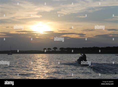 JET SKI ON LAKE Stock Photo - Alamy