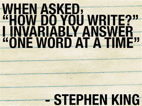 Quotes On Writing Stephen King. QuotesGram