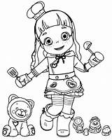 Ruby Rose Coloring Pages sketch template