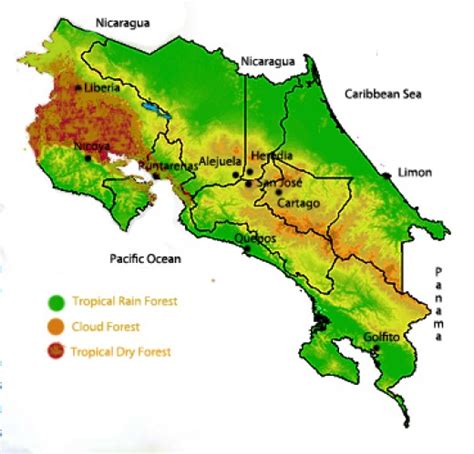 Unveiling The Tapestry Of Costa Rican Climates: A Comprehensive Guide To The Climate Zones Map ...