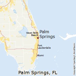 Palm Springs Florida Map - Map Of Florida