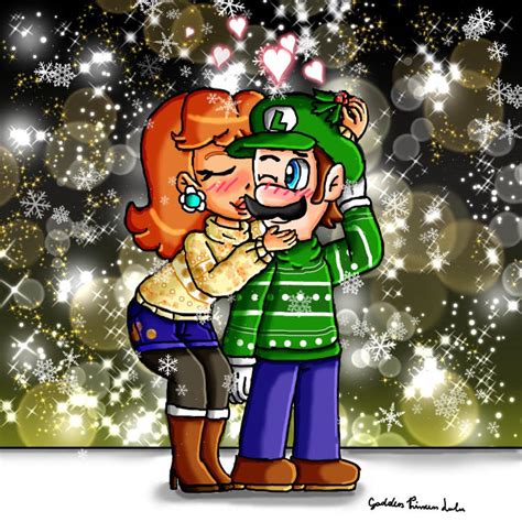 Mistletoe kiss by GoddessPrincessLulu on DeviantArt