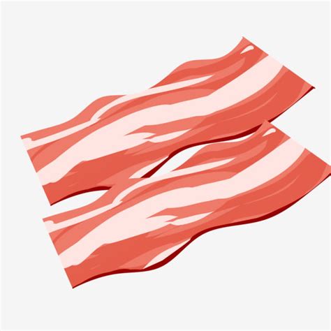 Cartoon Meat Clipart Transparent PNG Hd, Delicious Cartoon Bacon Meat ...