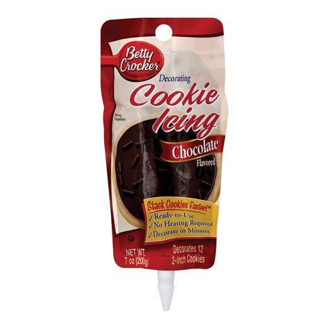 Betty Crocker Cookie Decorating - Icing Chocolate - Case of 6 - 7 oz ...