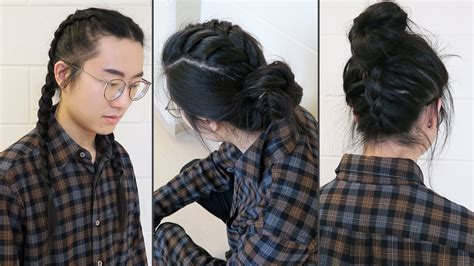 Style Long Hair Braids Men - Braided buns are an easy way to maintain ...