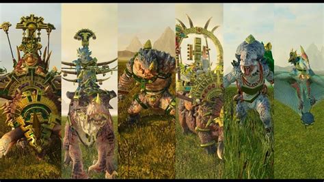 Lizardmen Legendary Lords anti-infantry testing. Total War Warhammer 2 ...