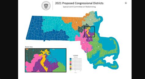 Massachusetts lawmakers release congressional district map - Boston ...