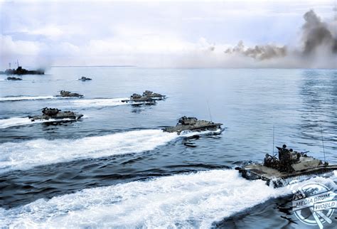 Fascinating Images From The Pacific War Brought To Life In Colour | Media Drum World