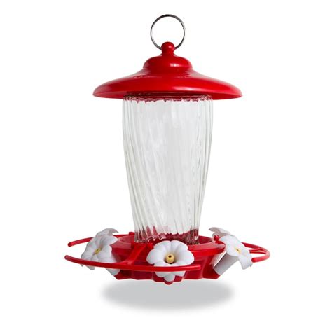 Pennington Red Glass Hummingbird Feeder in the Bird Feeders department at Lowes.com