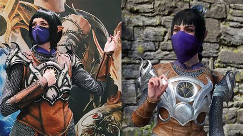 Shadowheart Cosplay vs In-game at Baldur's Gate 3 Nexus - Mods and ...