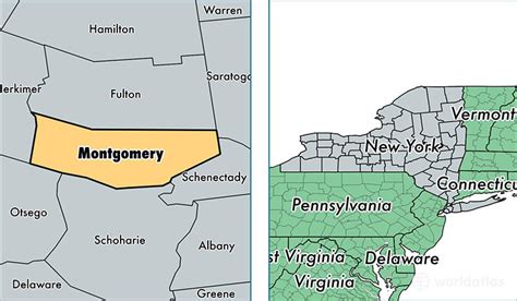 Map Of Montgomery County Ny - Cities And Towns Map